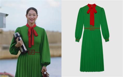 green gucci dress hometown cha cha cha|'Hometown Cha.